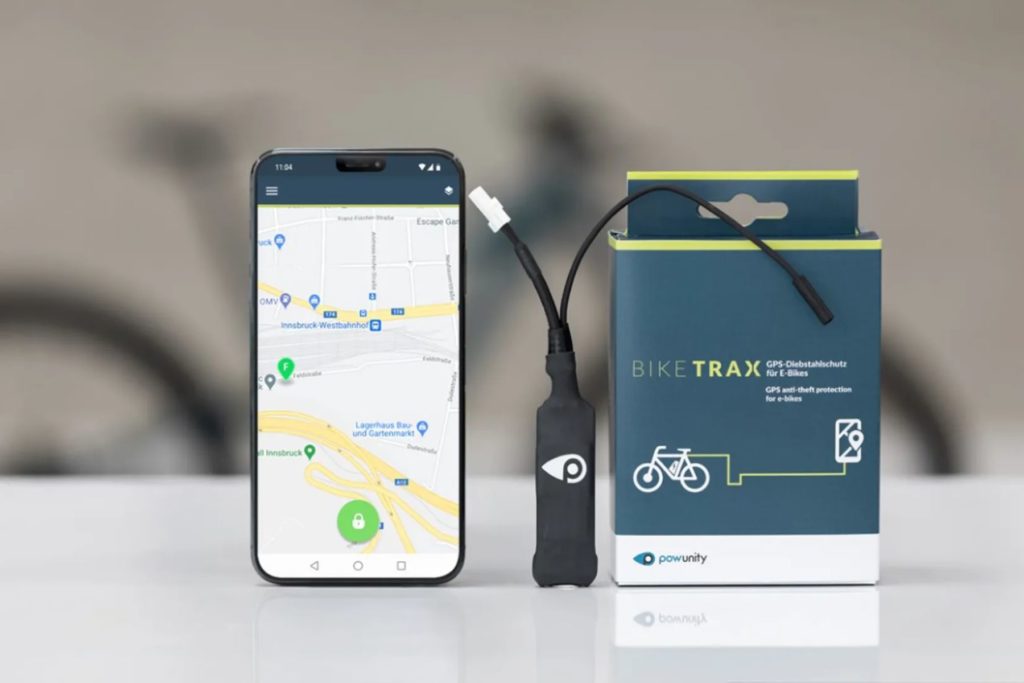 PowUnity BikeTrax Universal 9-100V E-Bike GPS Tracker Set 