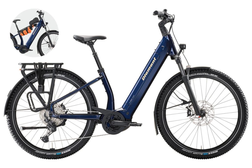 Diamant Suvea Trip Plus 800Wh - best trekking electric mountain bikes 
